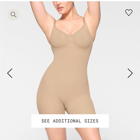 SKIMS Mid Thigh Bodysuit - SAND - Picture 4 of 6